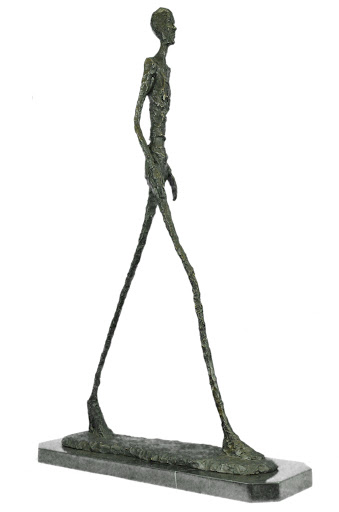 Sculpture by Alberto Giacometti.