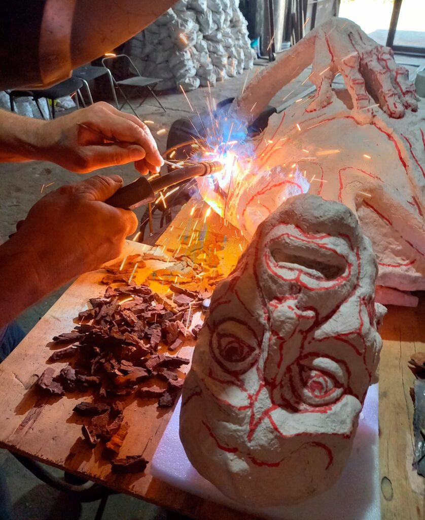 The Art of MFF | The Making of a monumental sculpture titled "The Silent Uprising of an Angel" by Sergey Melnikoff, a.k.a. MFF.