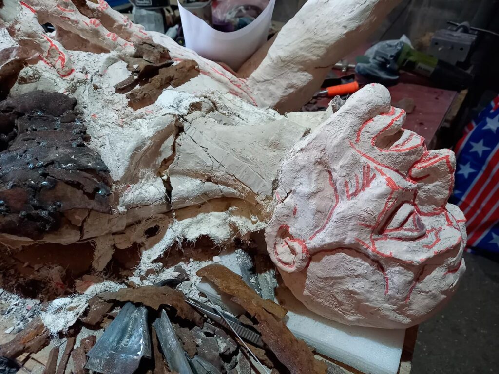 The Art of MFF | “The Silent Uprising of an Angel” by Sergey Melnikoff (MFF), in progress.