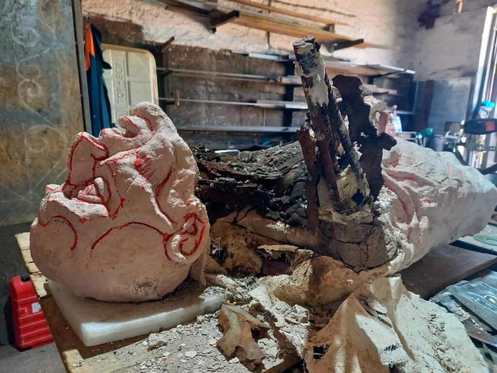 The Art of MFF | The Making of a monumental sculpture titled "The Silent Uprising of an Angel" by Sergey Melnikoff, a.k.a. MFF.