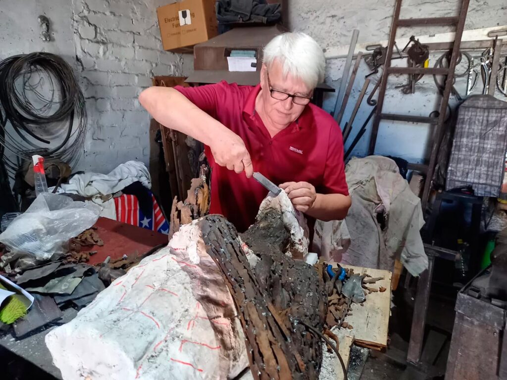 The Art of MFF | The Making of a monumental sculpture titled "The Silent Uprising of an Angel" by Sergey Melnikoff, a.k.a. MFF.