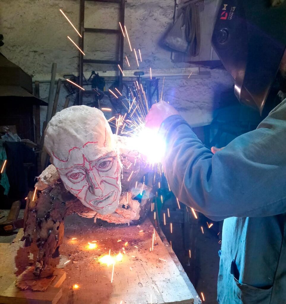 The Art of MFF | The Making of a monumental sculpture titled "The Silent Uprising of an Angel" by Sergey Melnikoff, a.k.a. MFF.