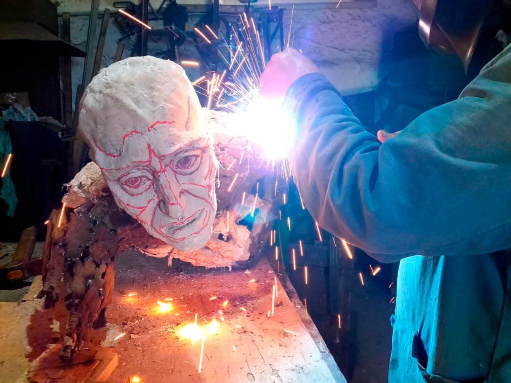 The Art of MFF | The Making of a monumental sculpture titled "The Silent Uprising of an Angel" by Sergey Melnikoff, a.k.a. MFF.