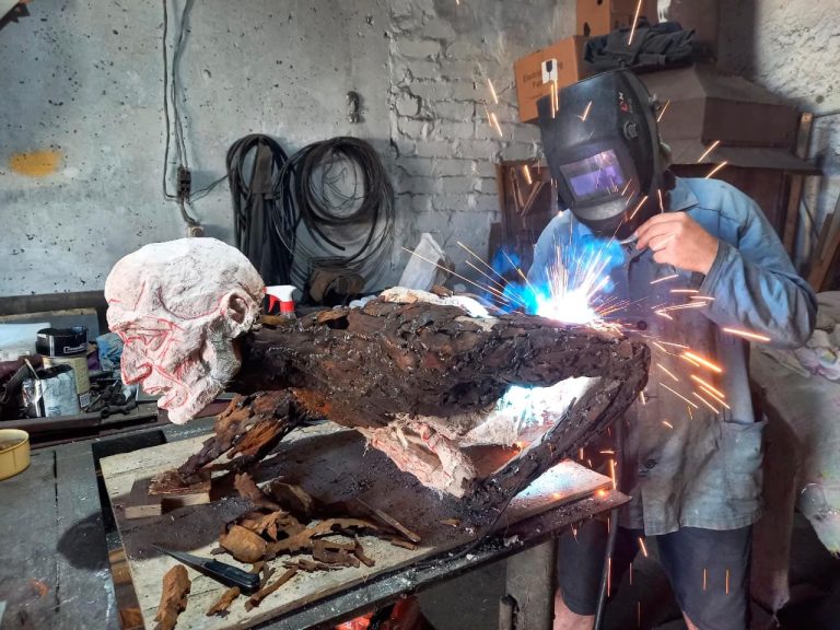 The Art of MFF | The Making of a monumental sculpture titled "The Silent Uprising of an Angel" by Sergey Melnikoff, a.k.a. MFF.