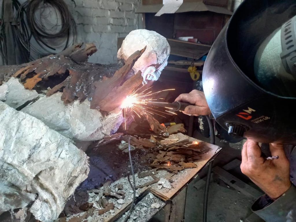 The Art of MFF | The Making of a monumental sculpture titled "The Silent Uprising of an Angel" by Sergey Melnikoff, a.k.a. MFF.