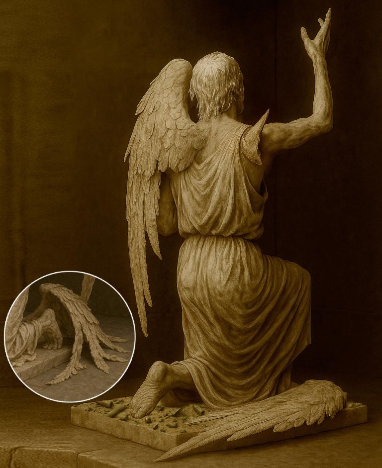 The Art of MFF | The Making of a monumental sculpture titled "The Silent Uprising of an Angel" by Sergey Melnikoff, a.k.a. MFF.