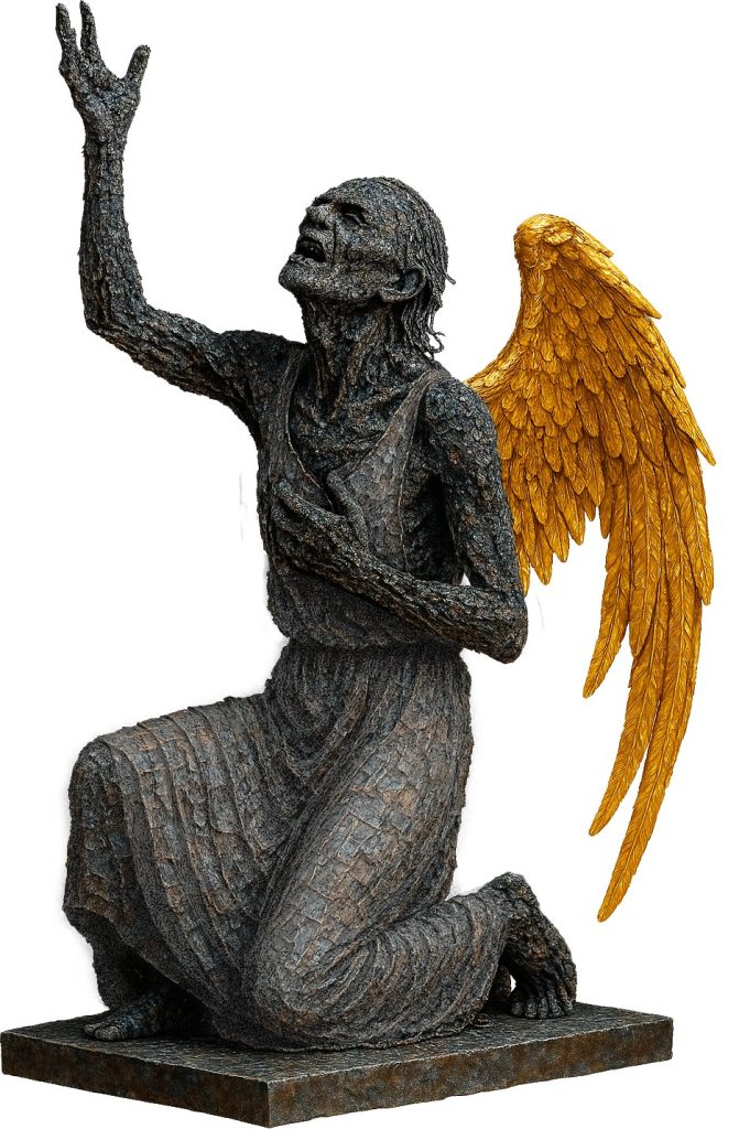 The Art of MFF | The Making of a monumental sculpture titled "The Silent Uprising of an Angel" by Sergey Melnikoff, a.k.a. MFF.