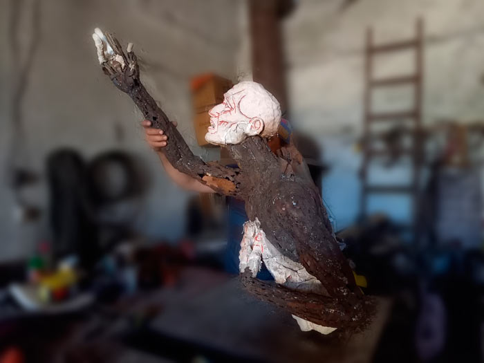 The Art of MFF | The Making of a monumental sculpture titled "The Silent Uprising of an Angel" by Sergey Melnikoff, a.k.a. MFF.