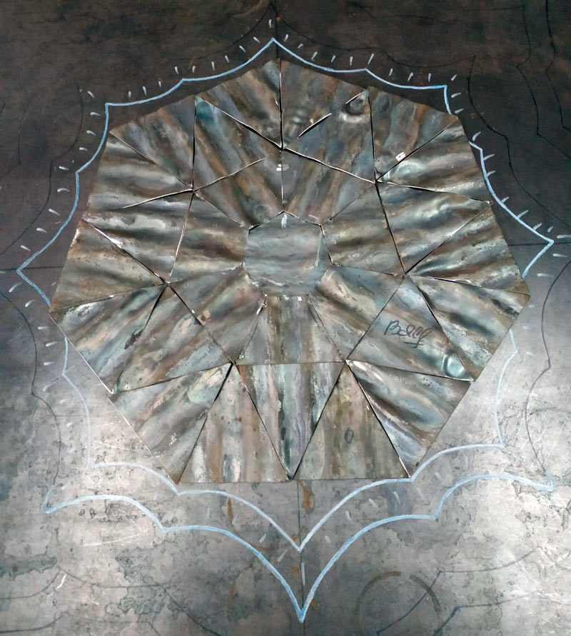 Allah al-Akbar (“Allah is Great”) by Sergey Melnikoff, a.k.a. MFF in progress.