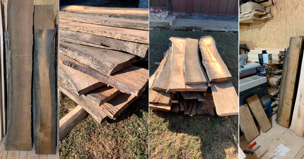 The Art of MFF | Oak boards that are 600 years old.