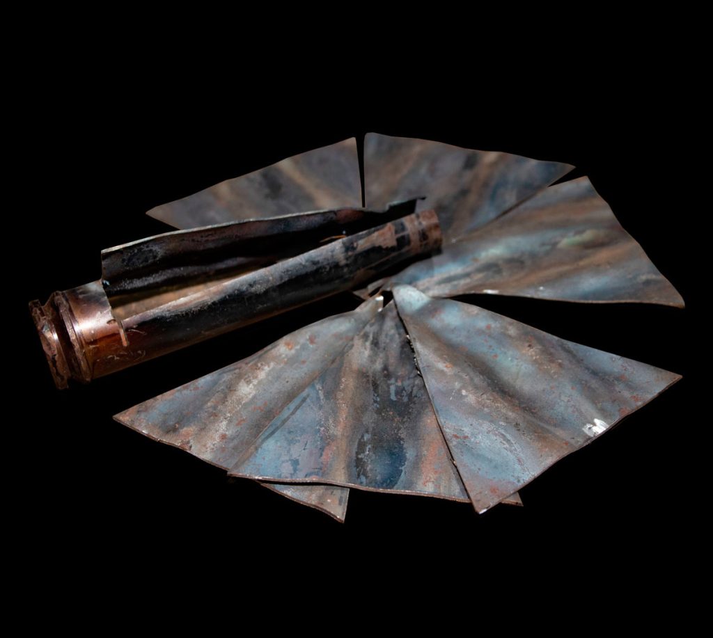 Automatic cannon shells form the source material for creating ‘fabric’ in the Ashes of War series.