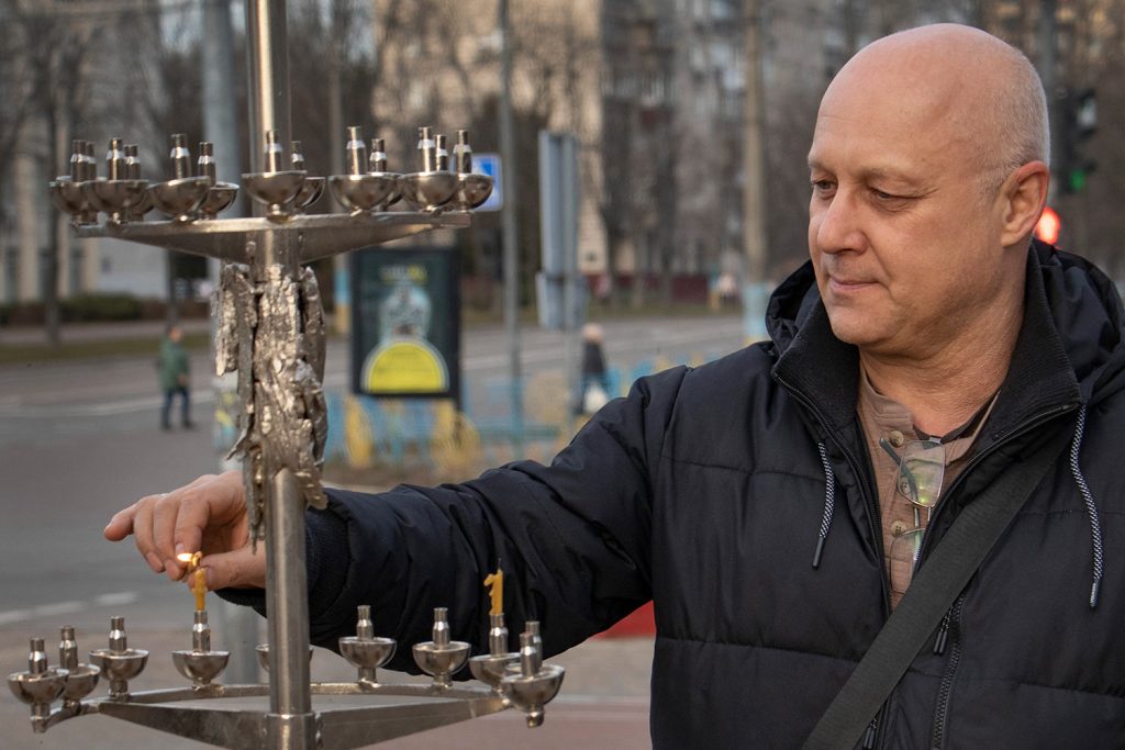 "The Cross of Peace" in Brovary, Kyiv Region. Photograph by Mariia Universaliuk.