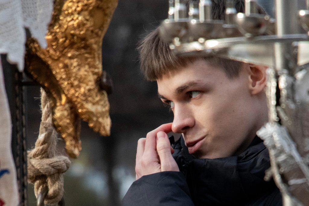 "The Cross of Peace" in Brovary, Kyiv Region. Photograph by Mariia Universaliuk.