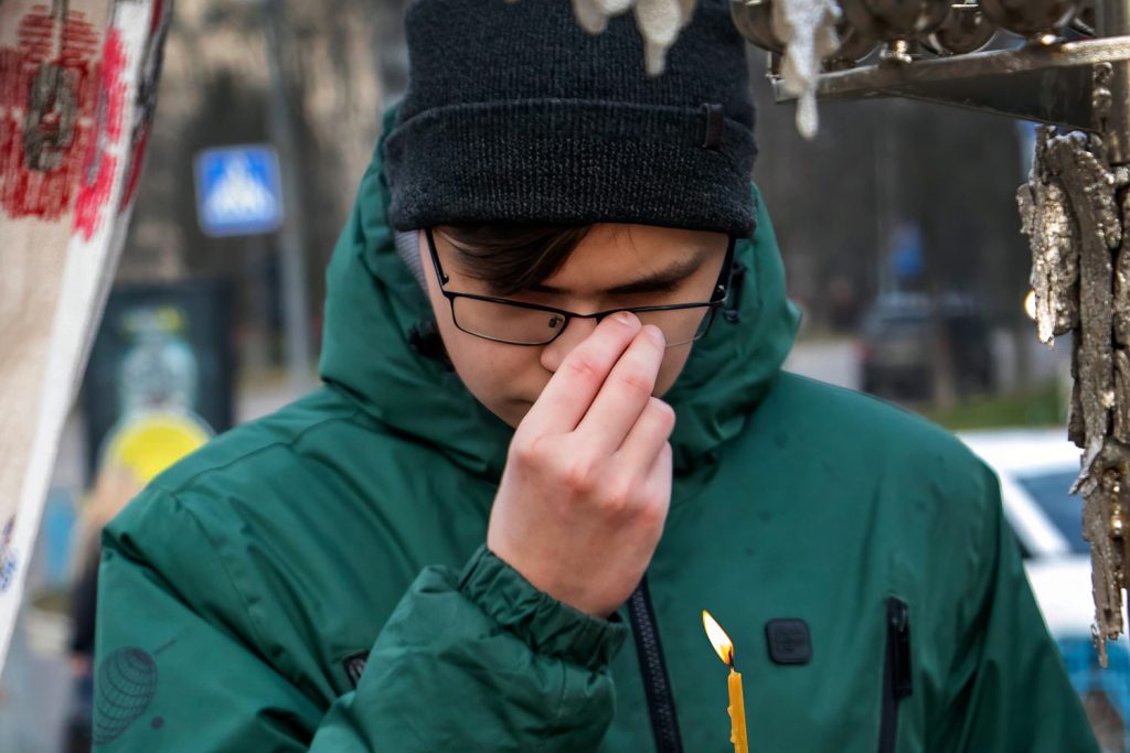 "The Cross of Peace" in Brovary, Kyiv Region. Photograph by Mariia Universaliuk.
