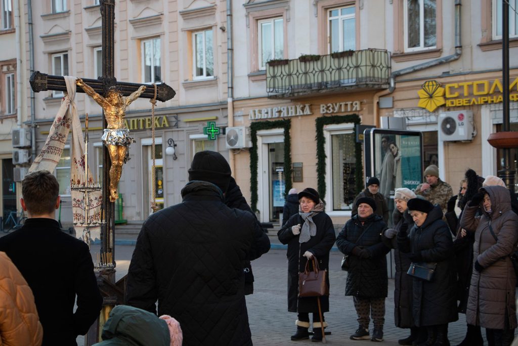 "The Cross of Peace" in Ivano-Frankivsk. Photograph by Mariia Universaliuk.