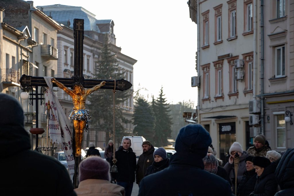 "The Cross of Peace" in Ivano-Frankivsk. Photograph by Mariia Universaliuk.