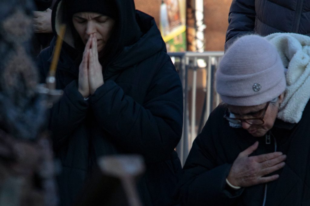 "The Cross of Peace" in Ivano-Frankivsk. Photograph by Mariia Universaliuk.