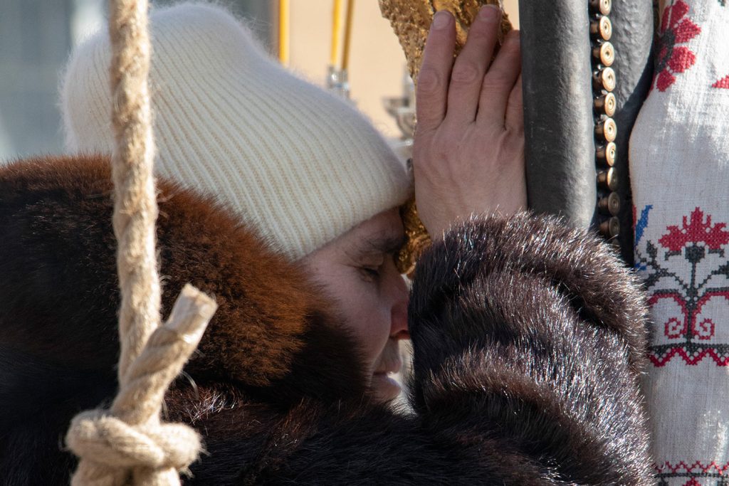 "The Cross of Peace" in Ivano-Frankivsk. Photograph by Mariia Universaliuk.
