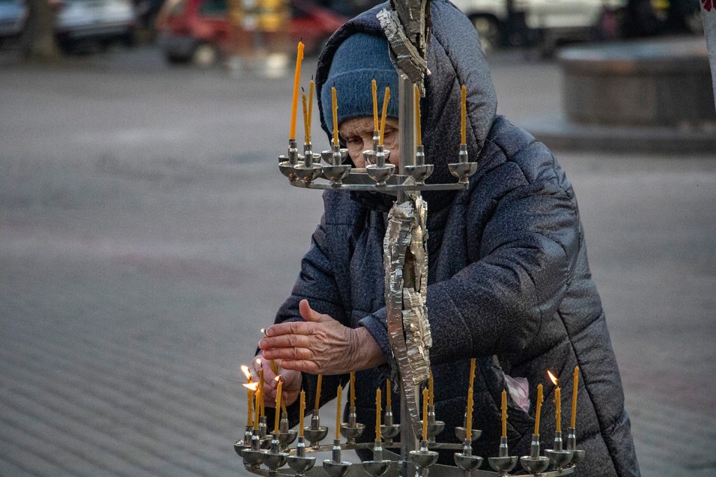 "The Cross of Peace" in Ivano-Frankivsk. Photograph by Mariia Universaliuk.