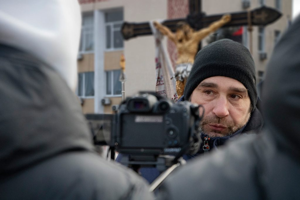 "The Cross of Peace" in Vinnytsia. Photograph by Mariia Universaliuk.