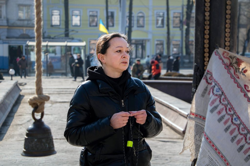 "The Cross of Peace" in Vinnytsia. Photograph by Mariia Universaliuk.