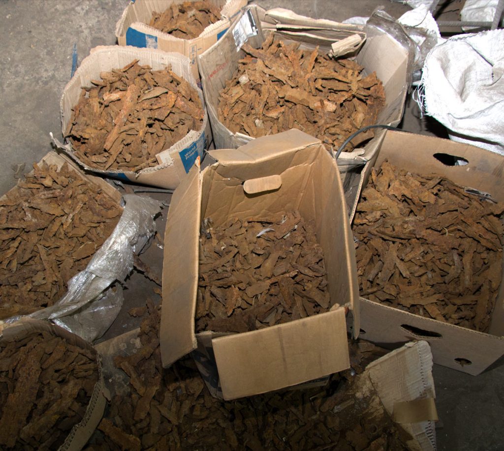 The Art of MFF | Fragments of exploded shells form the foundation of the Ashes of War sculptures.