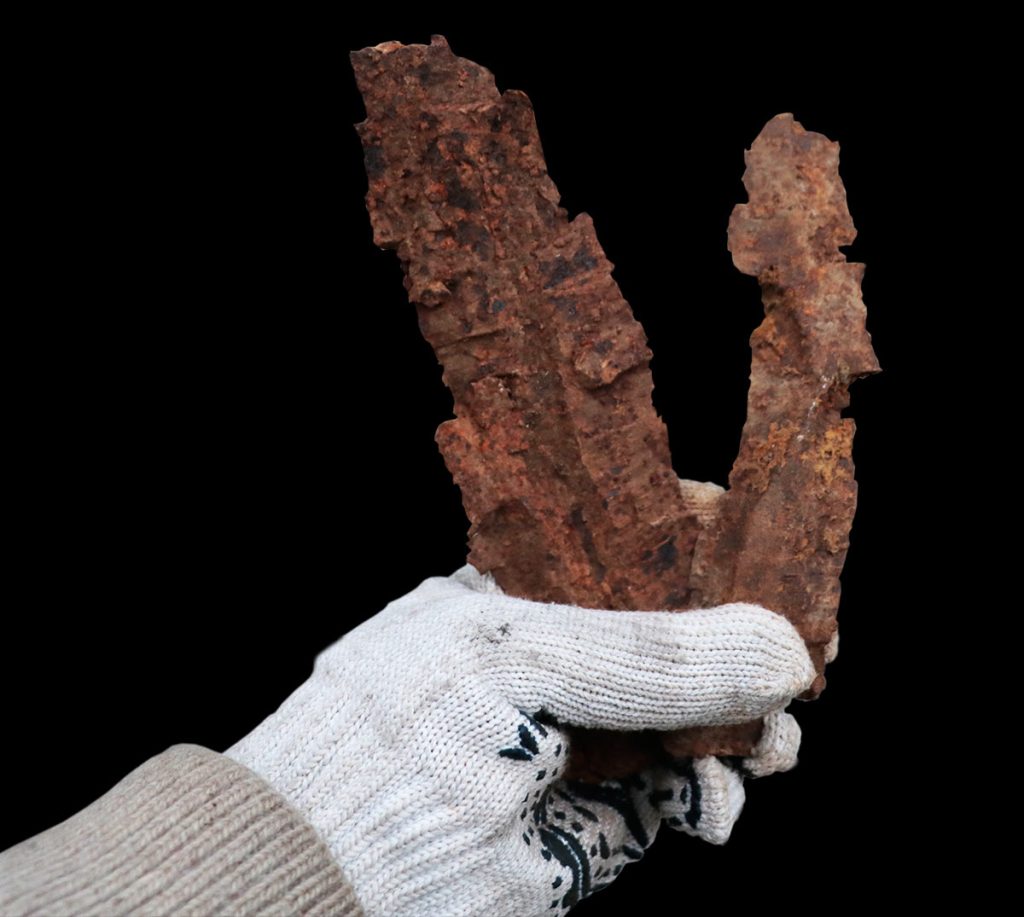 The Art of MFF | Fragments of exploded shells form the foundation of the Ashes of War sculptures.