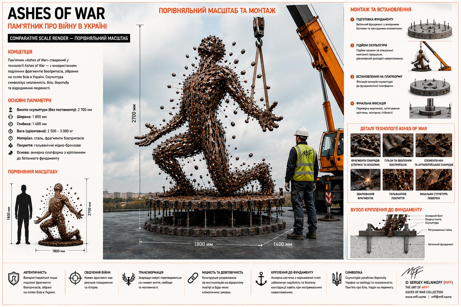 The ASHES OF WAR method by Sergey Melnikoff, a.k.a. MFF.
