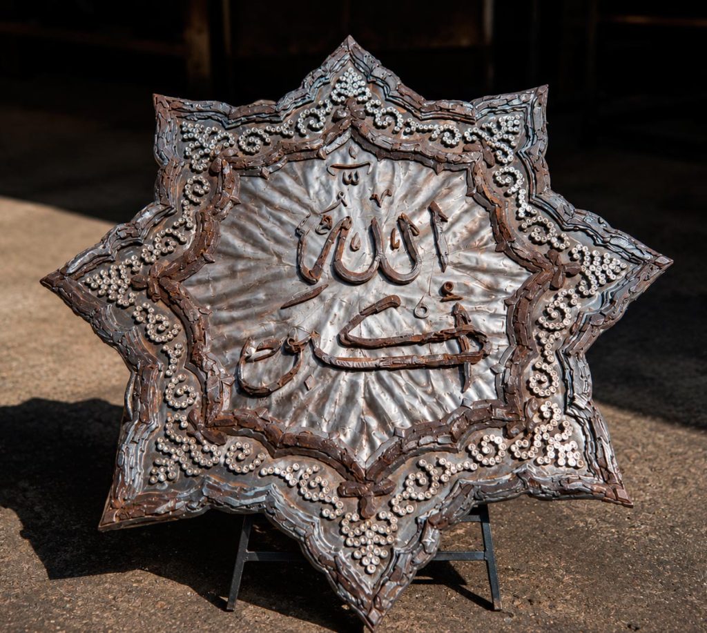Sculptural composition "Allah al-Akbar" by Sergey Melnikoff (MFF).